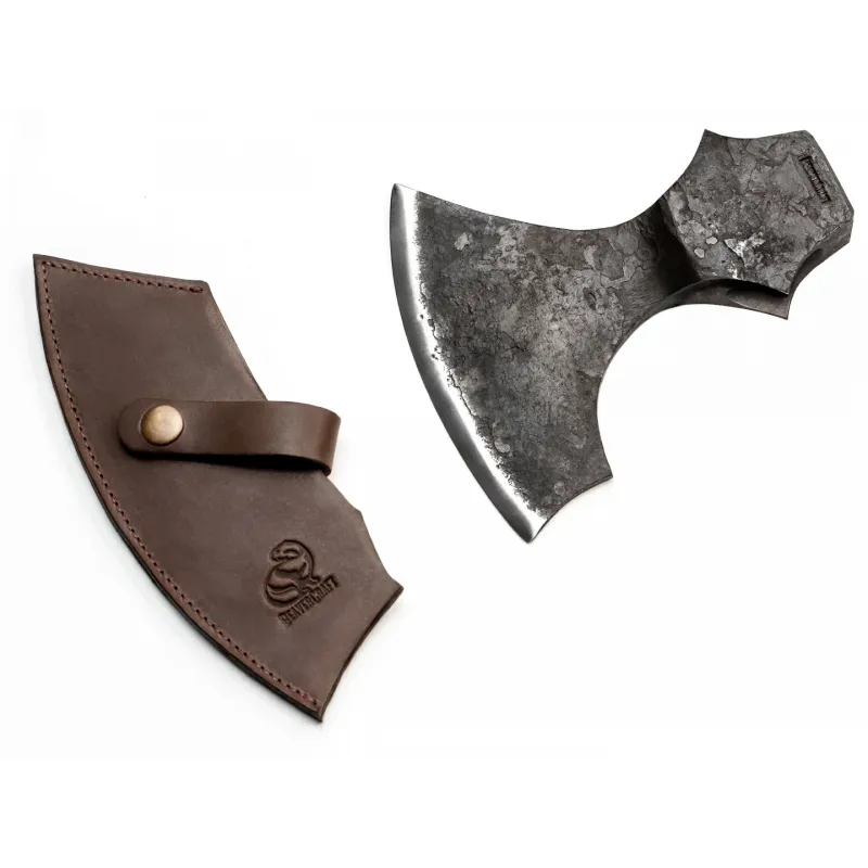 BeaverCraft AX5 Replacement Axe Head with Sheath Cyclaire Knives and Tools