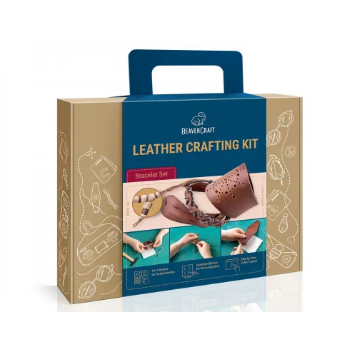 BeaverCraft Bracelet Set Leather Crafting Kit