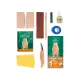 BeaverCraft DIY12 Standing Bear Wood Carving Kit – Complete Whittling Set with Pre-Cut Basswood Blank Detail Knife Wood Carving Tools Cyclaire Knives and Tools