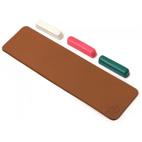 BeaverCraft LS7P03 Leather Strop For Honing with Three Polishing Compounds