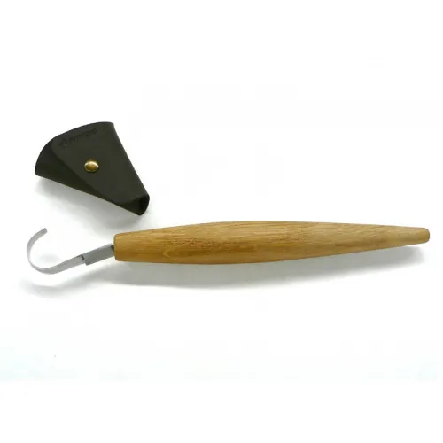 BeaverCraft SK5S Right Handed Spoon Carving Knife Deep Cut with Leather Sheath