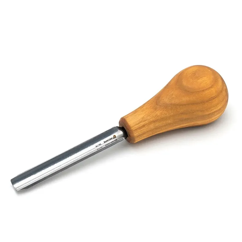 BeaverCraft P9/10 Palm Size Straight Rounded Chisel- 10mm - Sweep No9 Cyclaire Knives and Tools