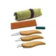 BeaverCraft S15 - 6 Piece Starter Chip and Whittling Wood Carving Knife Set Cyclaire Knives and Tools