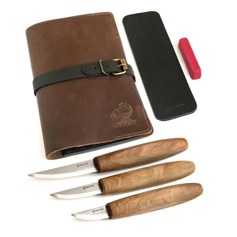 Beavercraft S19X Deluxe Wood Carving Set Cyclaire Knives and Tools