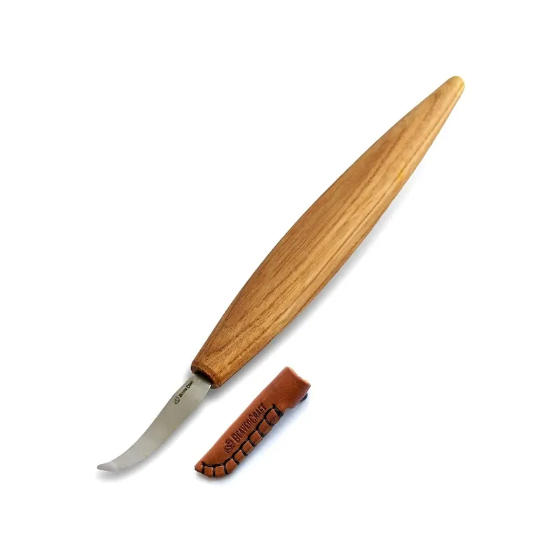 BeaverCraft SK4LS Left Handed Spoon Carving Knife Open Curve Cyclaire Knives and Tools