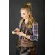 Beavercraft AP3X Genuine Leather Woodworkers Apron - Black and Brown Cyclaire Knives and Tools