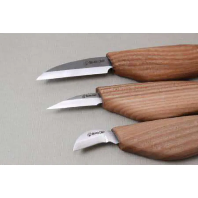 BeaverCraft S15 - 6 Piece Starter Chip and Whittling Wood Carving Knife Set Cyclaire Knives and Tools