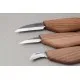 BeaverCraft S15 - 6 Piece Starter Chip and Whittling Wood Carving Knife Set Cyclaire Knives and Tools