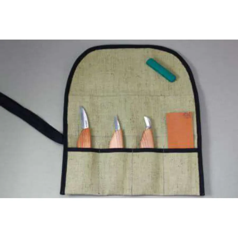 BeaverCraft S15 - 6 Piece Starter Chip and Whittling Wood Carving Knife Set Cyclaire Knives and Tools