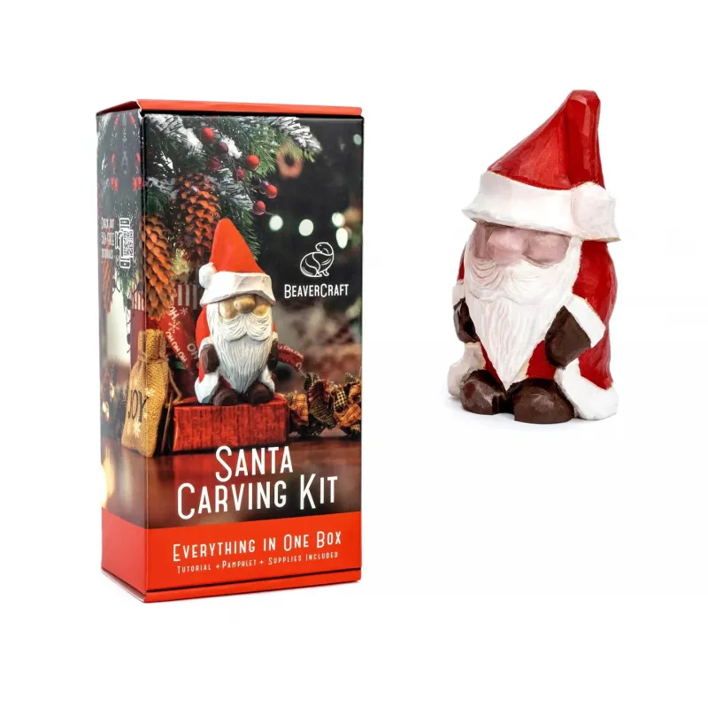 Beavercraft DIY06 Santa Carving Kit Cyclaire Knives and Tools