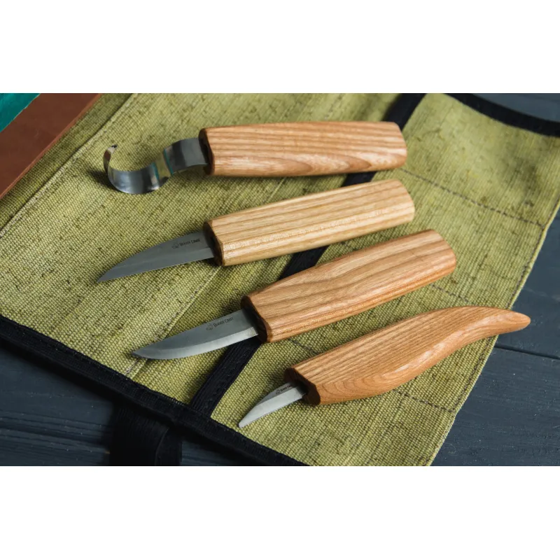 Beavercraft S48L Left Handed Wood Carving Tool Set for Spoon Carving Cyclaire Knives and Tools