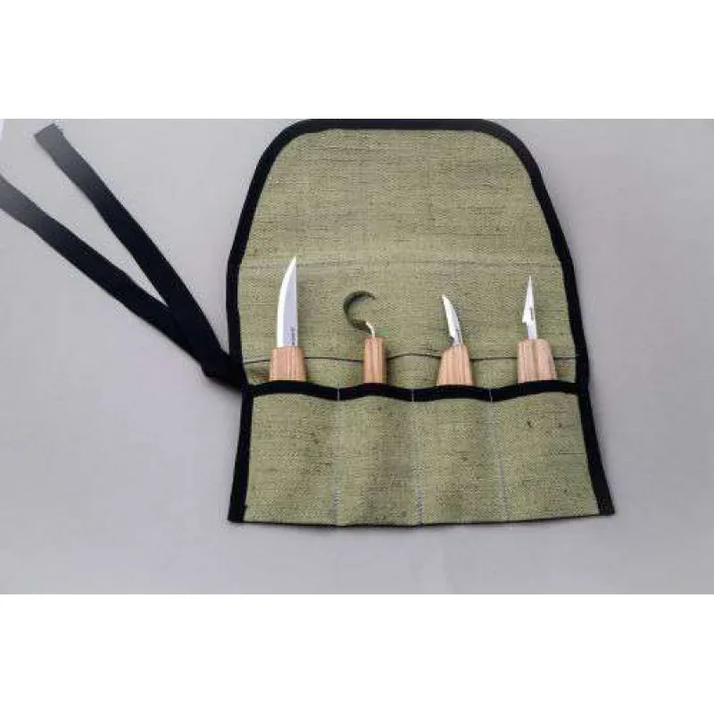 BeaverCraft S09L - 5 Piece Spoon and Wood Carving Set Left Handed Version Cyclaire Knives and Tools