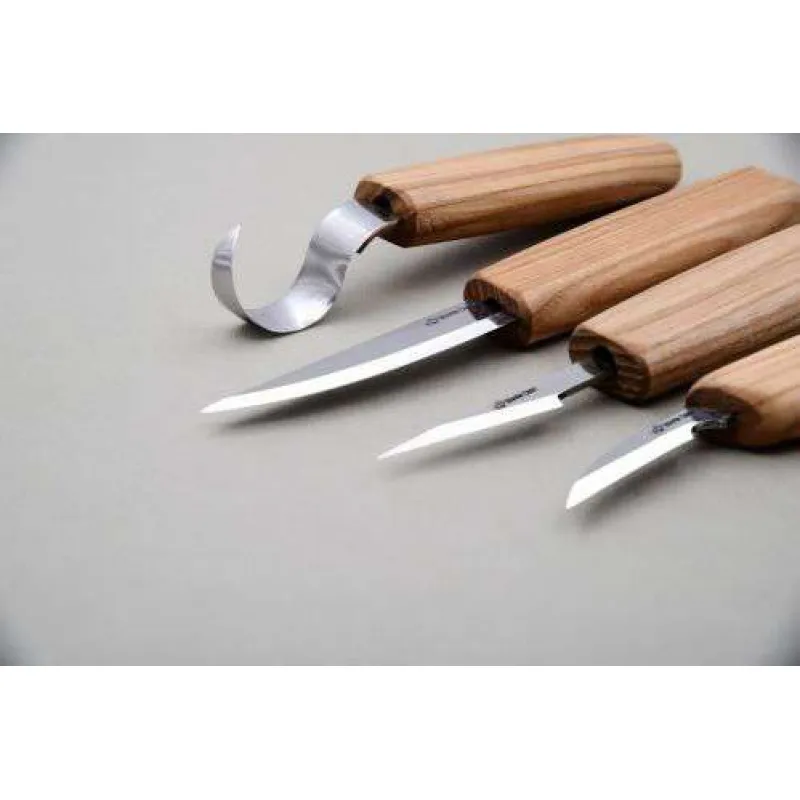 BeaverCraft S09L - 5 Piece Spoon and Wood Carving Set Left Handed Version Cyclaire Knives and Tools